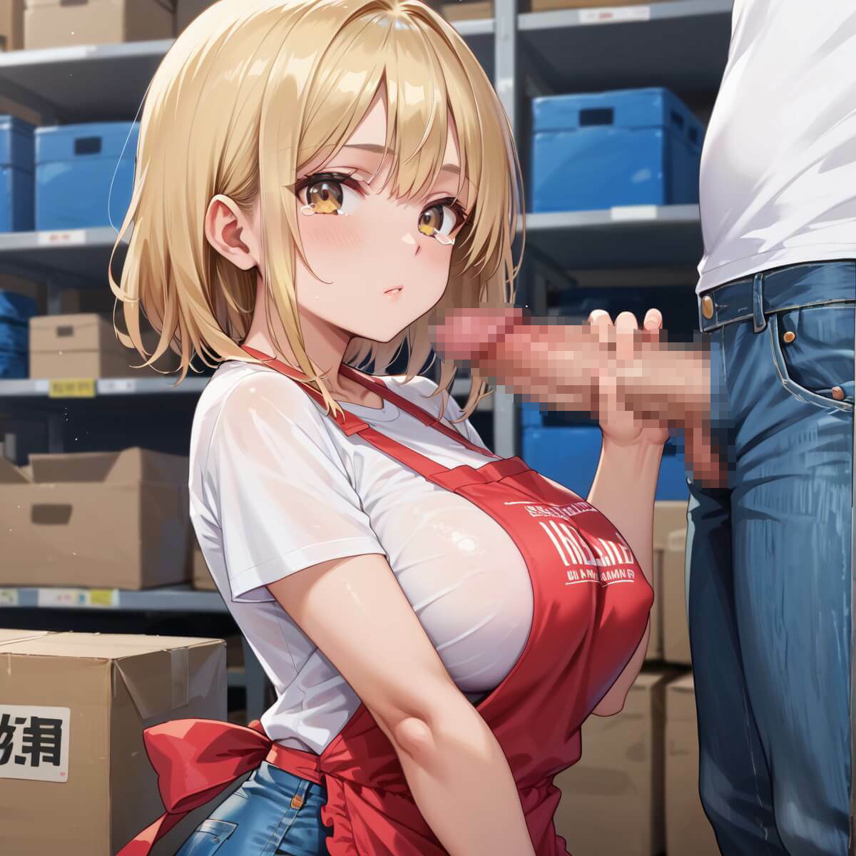 倉庫バイトが神すぎた！！〜エロエロバイトお姉さんと一緒！〜4【厳選CG220枚収録】 - サンプル画像 2