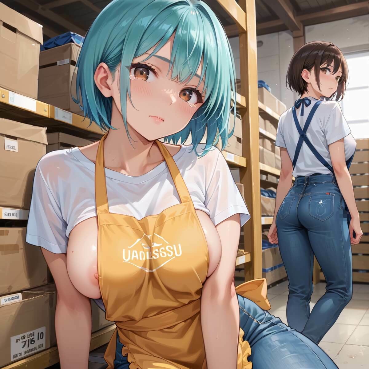 倉庫バイトが神すぎた！！〜エロエロバイトお姉さんと一緒！〜4【厳選CG220枚収録】 - サンプル画像 10