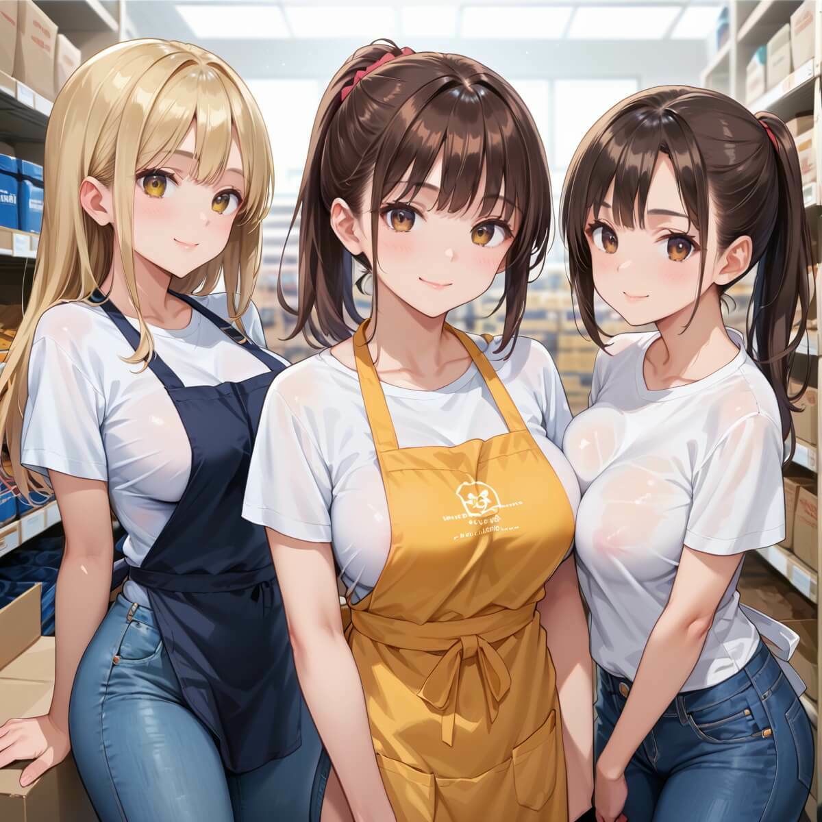 倉庫バイトが神すぎた！！〜エロエロバイトお姉さんと一緒！〜5【厳選CG220枚収録】 - サンプル画像 10