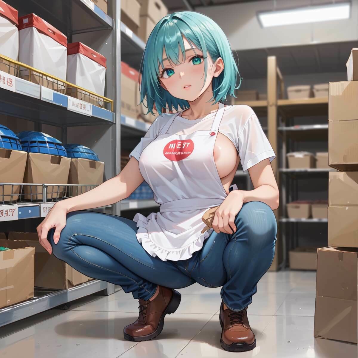 倉庫バイトが神すぎた！！〜エロエロバイトお姉さんと一緒！〜6【厳選CG220枚収録】 - サンプル画像 3