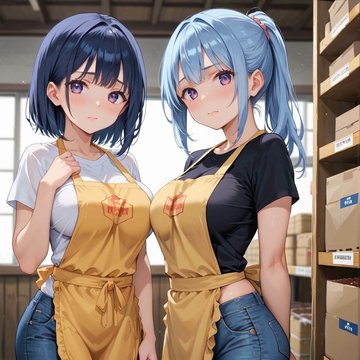 倉庫バイトが神すぎた！！〜エロエロバイトお姉さんと一緒！〜7【厳選CG220枚収録】 - サンプル画像 2