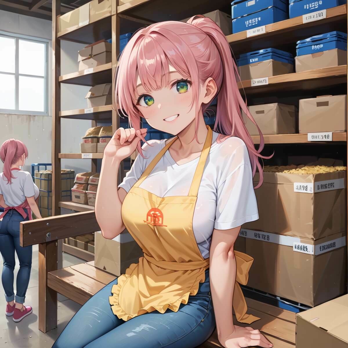 倉庫バイトが神すぎた！！〜エロエロバイトお姉さんと一緒！〜7【厳選CG220枚収録】 - サンプル画像 8