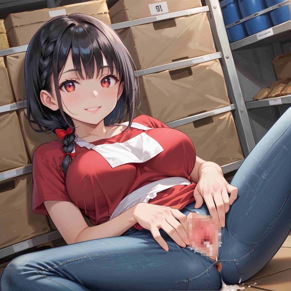 倉庫バイトが神すぎた！！〜エロエロバイトお姉さんと一緒！〜8【厳選CG220枚収録】 - サンプル画像 8