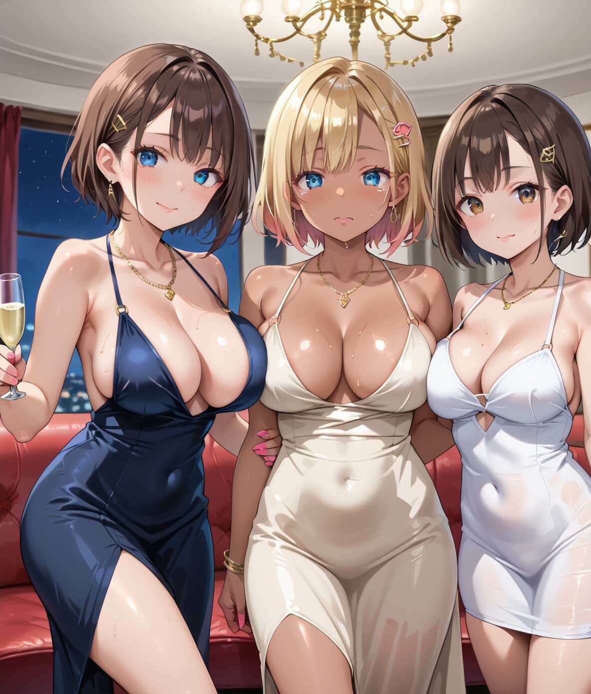 極上キャバクラ、褐色の美しき夜の蝶4・250枚 - サンプル画像 1