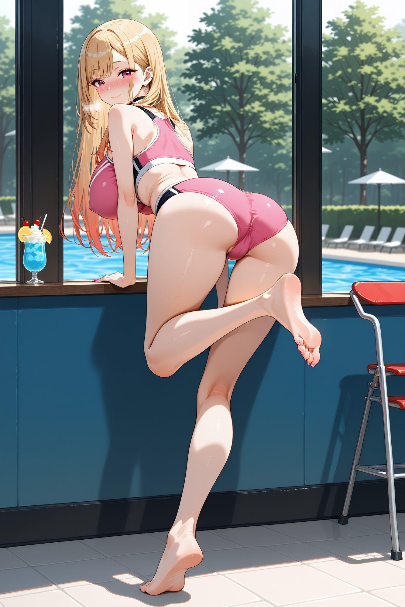 着せ恋ギャルの海夢ちゃんがホントの世界では絶対見せてくれない姿を見せてくれるCG集 - サンプル画像 4