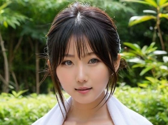 温泉で出会った美のひと（セリフなし  AI画像集）