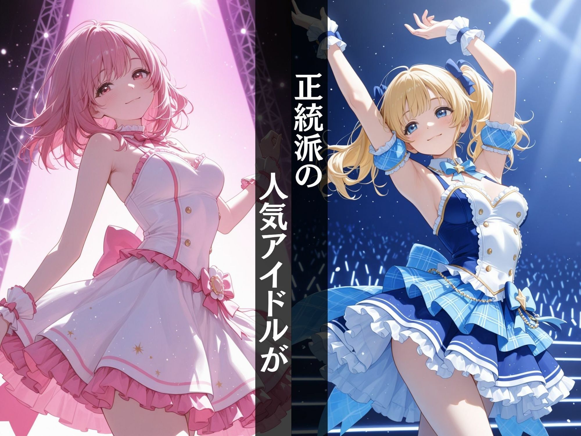 【アイドル】  みんなの前でおっぱい丸出し〜本当にヤれるアイドル〜 - サンプル画像 1