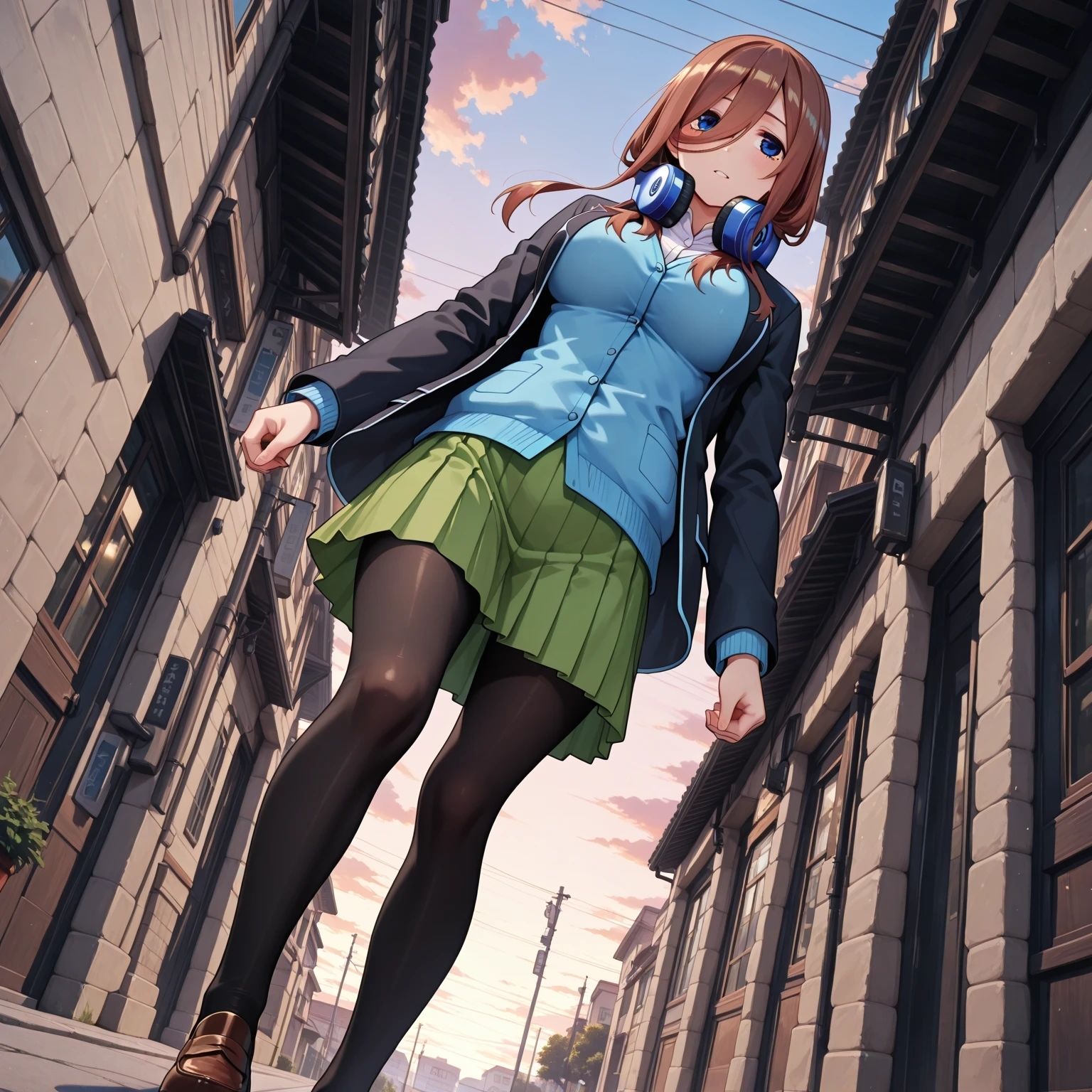 五等分のセフレ  中野〇玖  AIイラスト集  一緒にお風呂入らない？ - サンプル画像 1