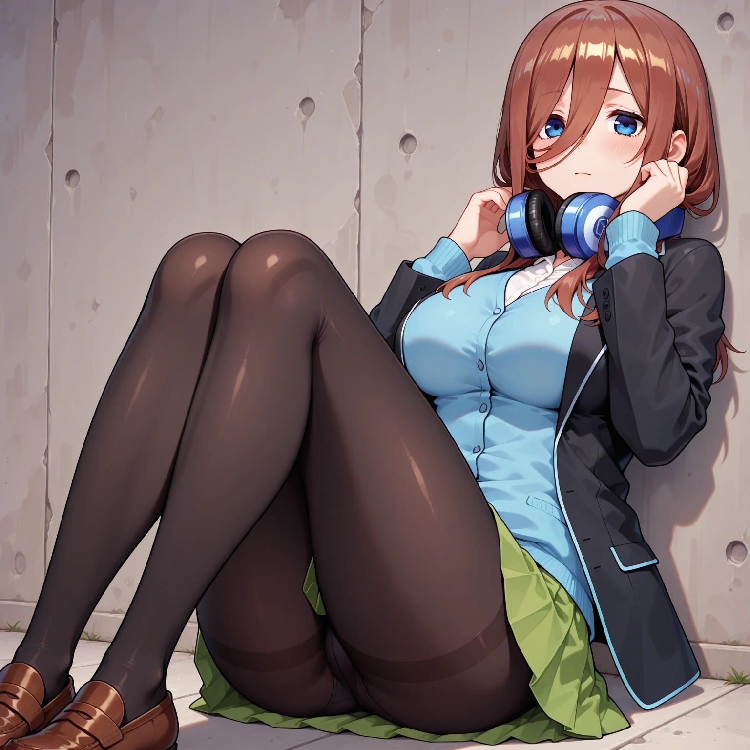 五等分のセフレ  中野〇玖  AIイラスト集  一緒にお風呂入らない？ - サンプル画像 3