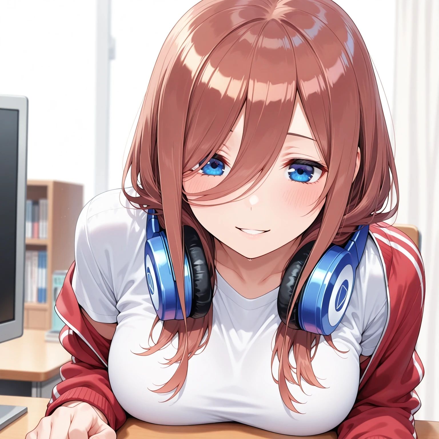 五等分のセフレ  中野〇玖  AIイラスト集  一緒にお風呂入らない？ - サンプル画像 6