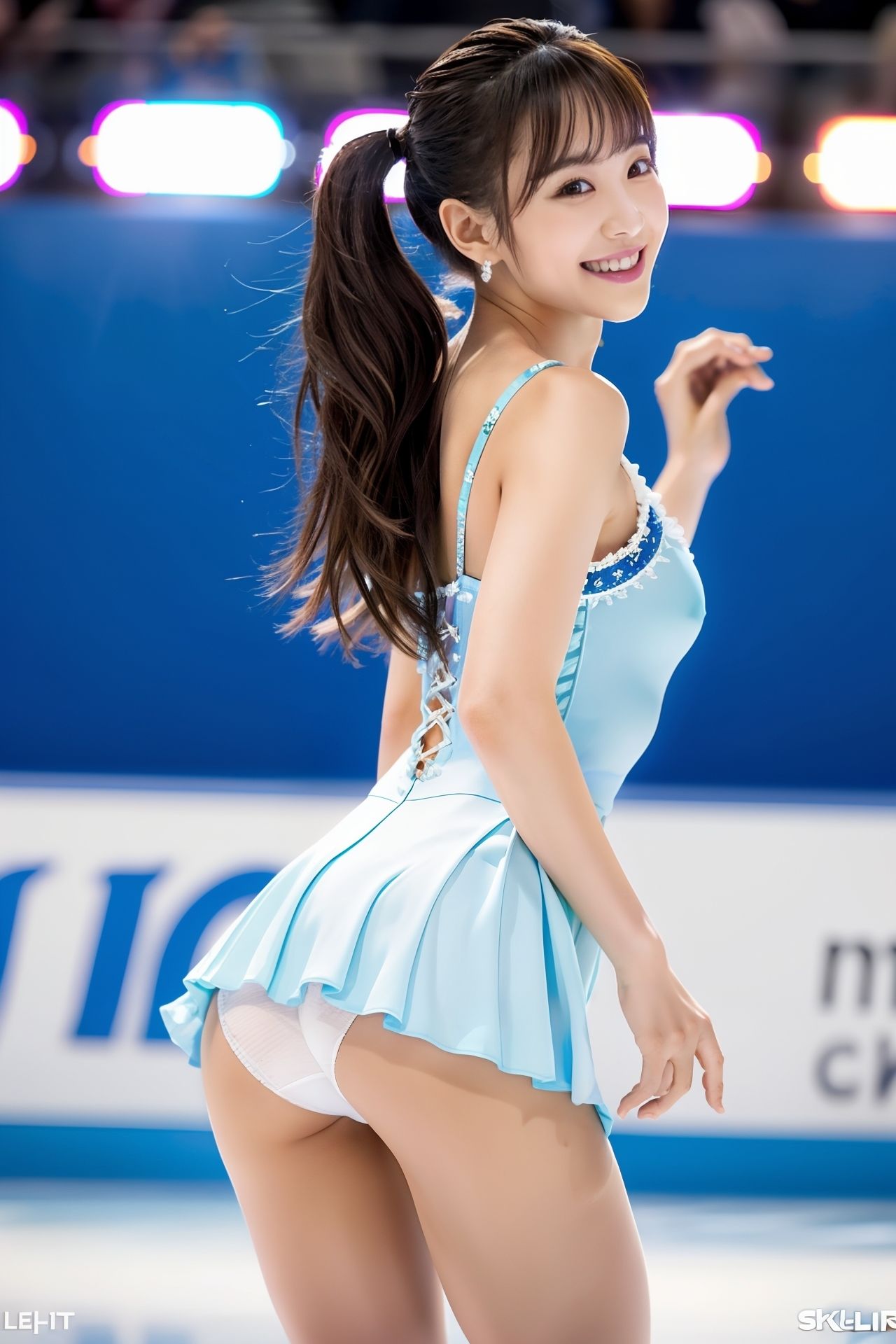 【動画】アンダースコートを忘れてしまった！  〜フィギュアスケーター編〜 - サンプル画像 3