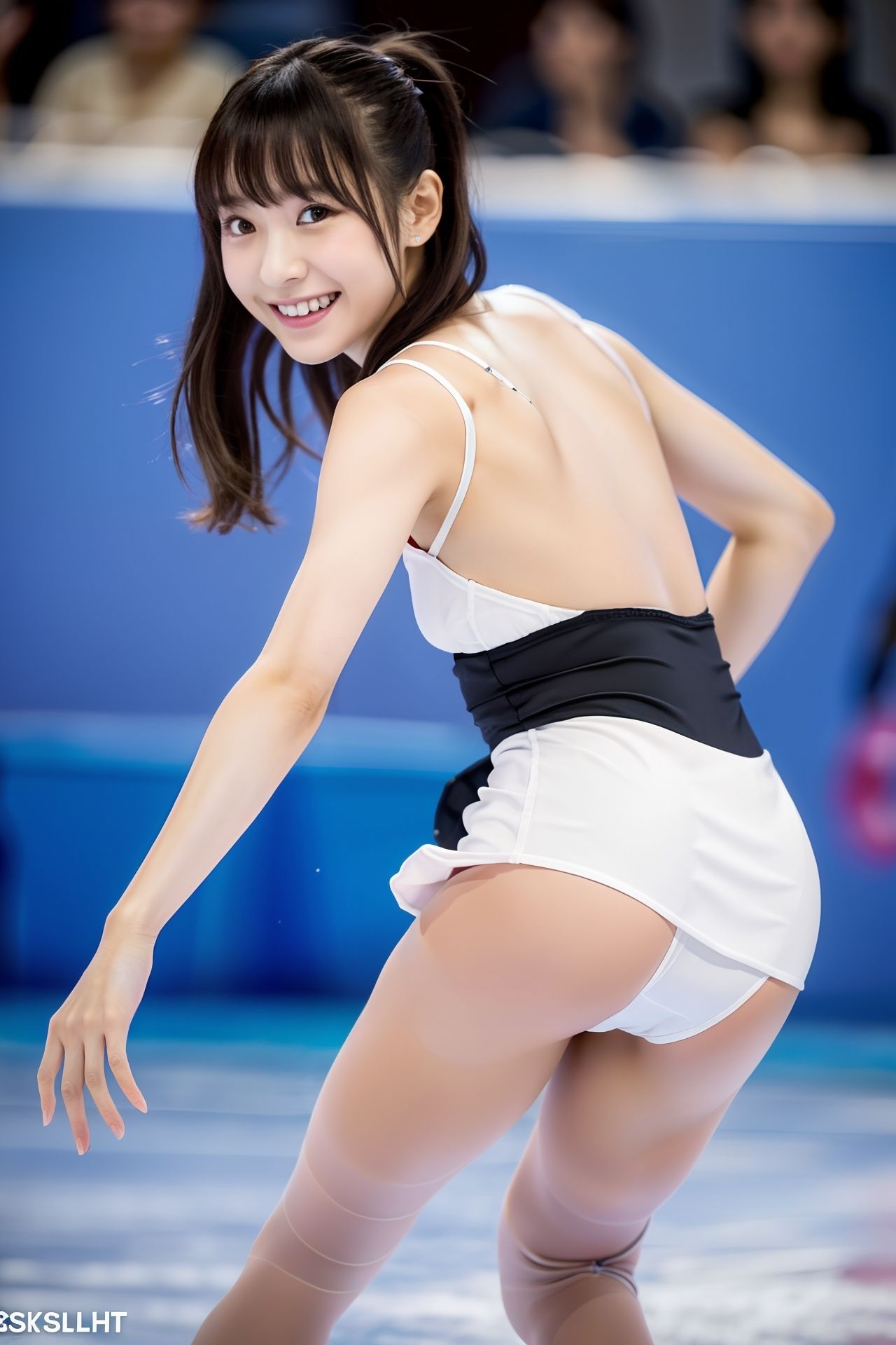 【動画】アンダースコートを忘れてしまった！  〜フィギュアスケーター編〜 - サンプル画像 8