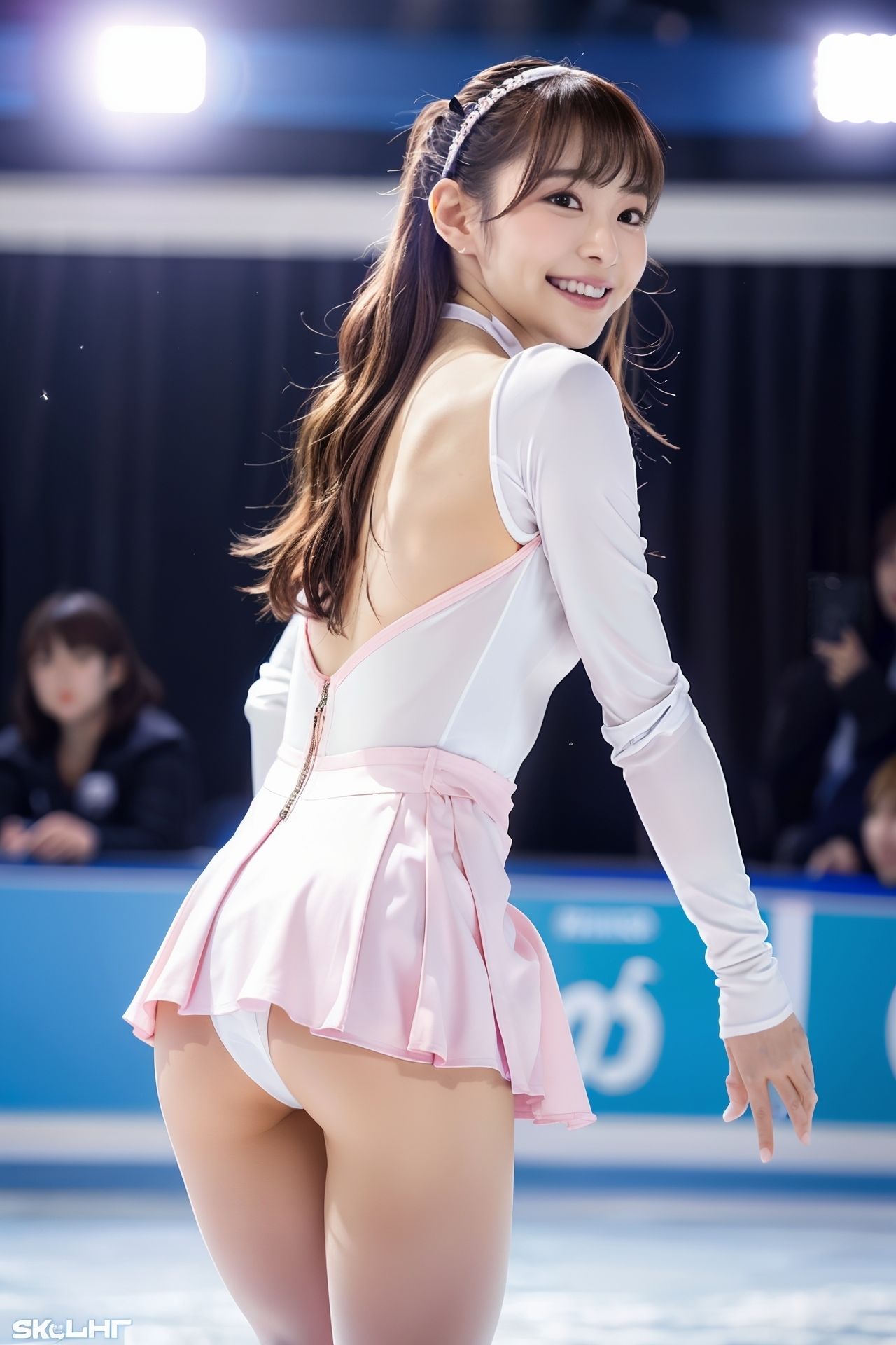 【動画】アンダースコートを忘れてしまった！  〜フィギュアスケーター編〜 - サンプル画像 9