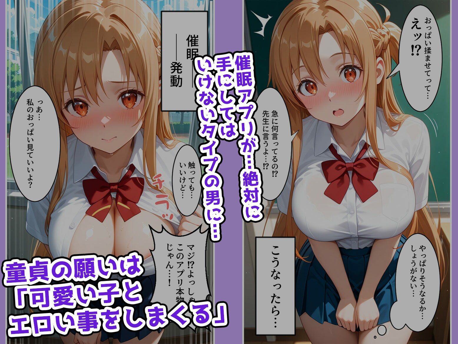 【SA〇編】クラスのヒロインを催●で全員ハーレム化計画【1話】 - サンプル画像 1