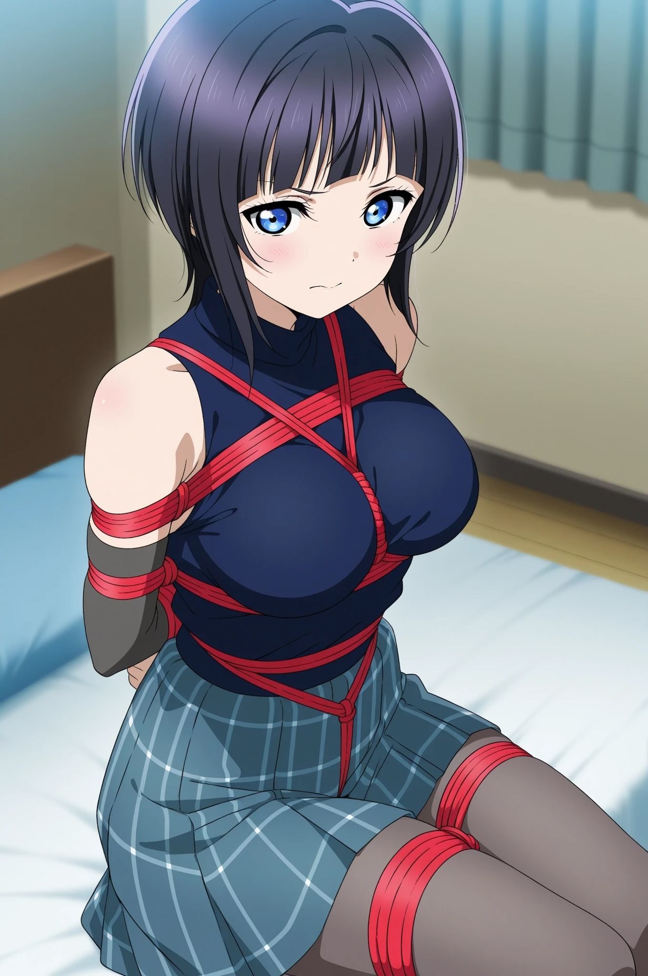 虹かけ誌   ラブライブ！  イラスト集29 朝香果林    また…するの？ - サンプル画像 4