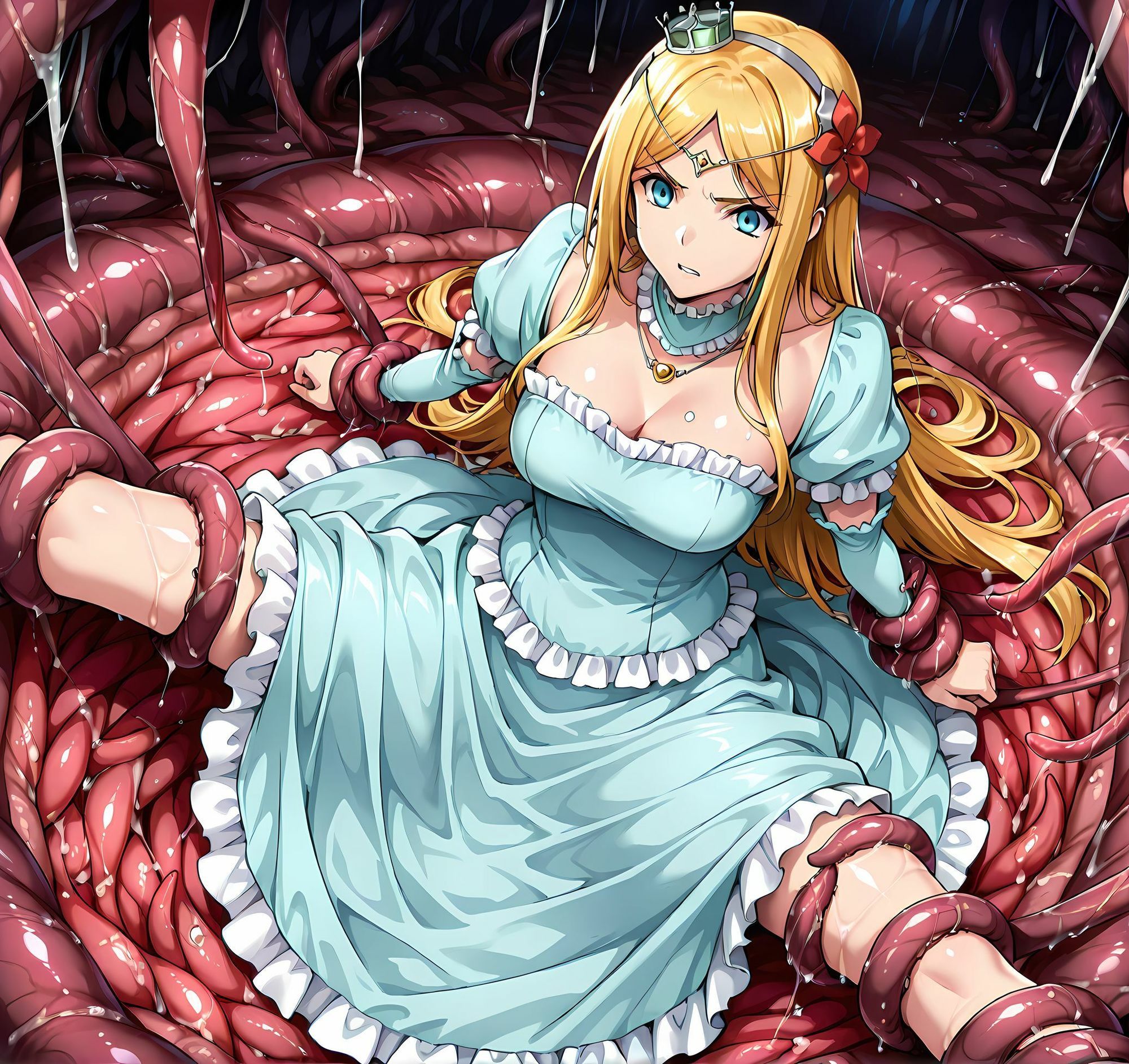 プリンセス洗脳丸呑み悪堕ち〜淫魔化ドスケベ交尾〜 - サンプル画像 3