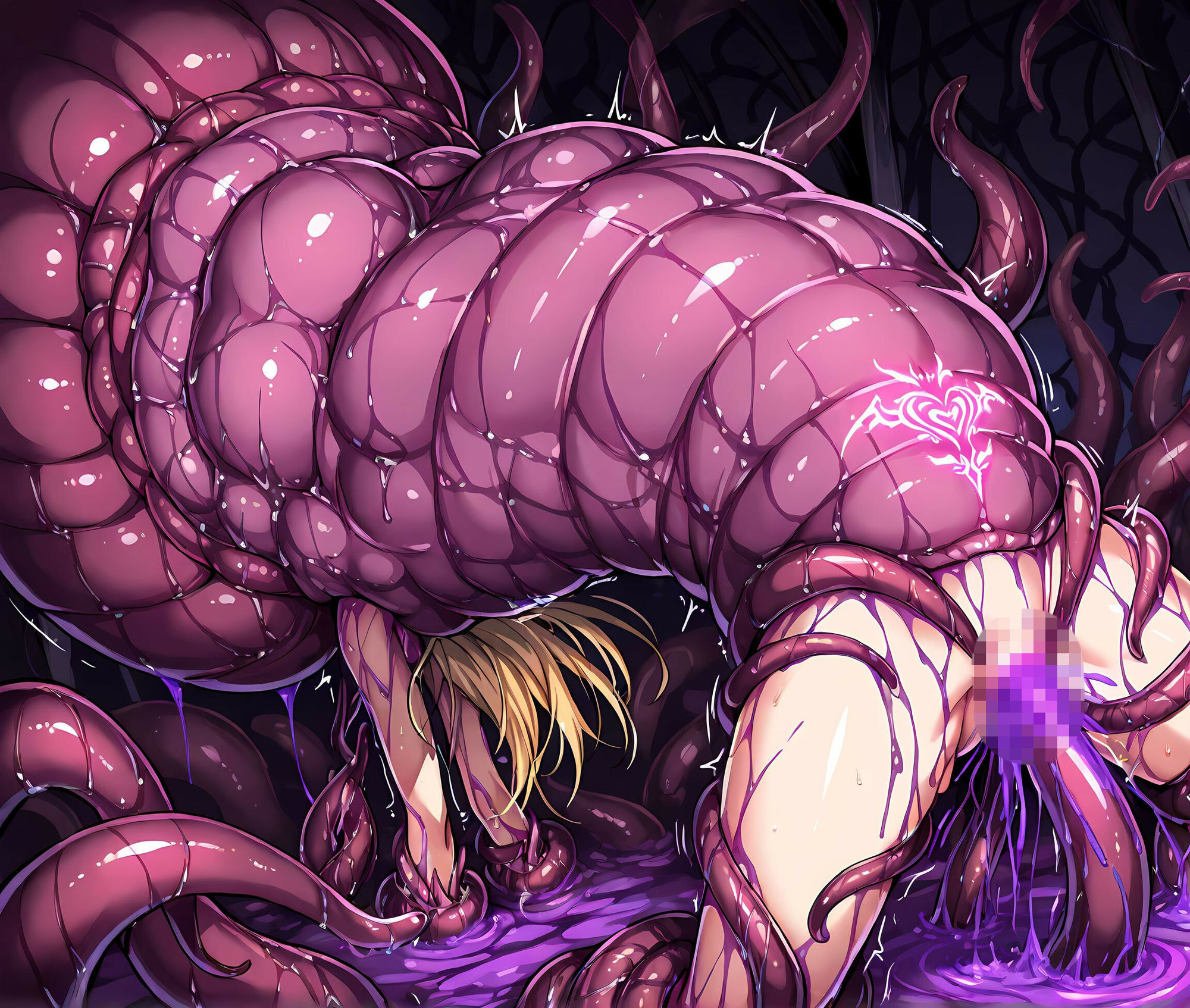 プリンセス洗脳丸呑み悪堕ち〜淫魔化ドスケベ交尾〜 - サンプル画像 6