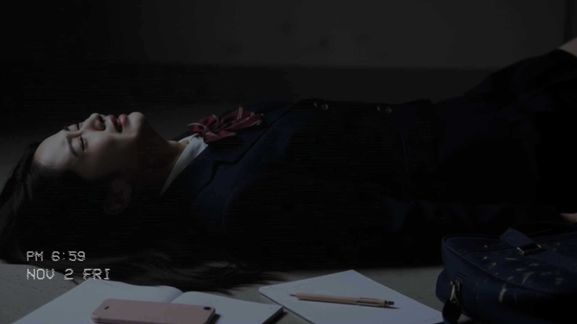 万引き女子校生のお仕置き謝罪動画 13 - サンプル画像 7