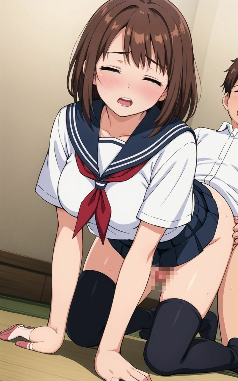 留年回避のために性指導を受けるJ〇 - サンプル画像 5