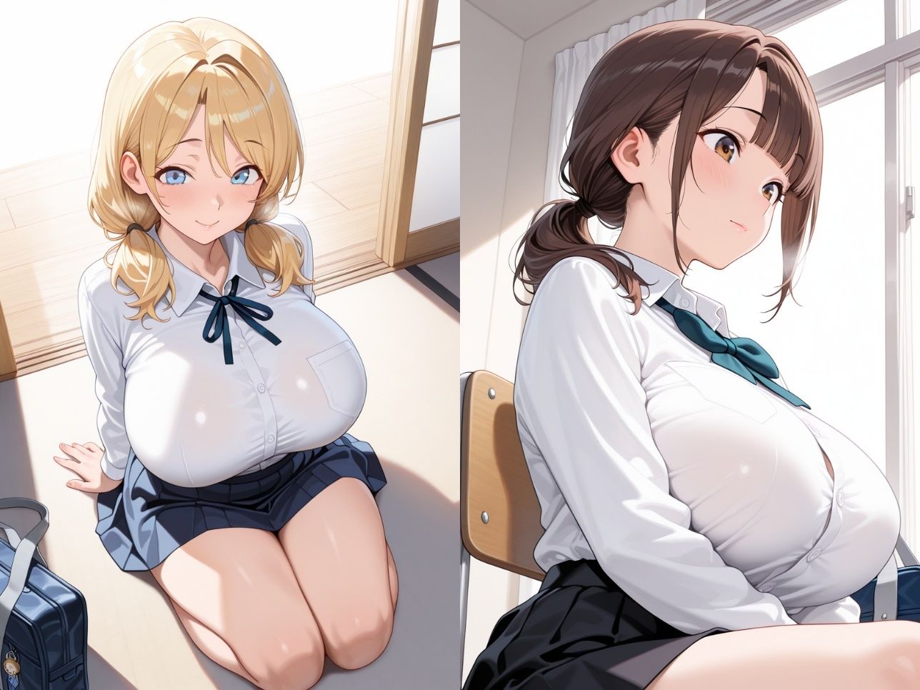 女子校生玩具でメス堕ち〜ガバガバになるまで調教される日々〜 - サンプル画像 1