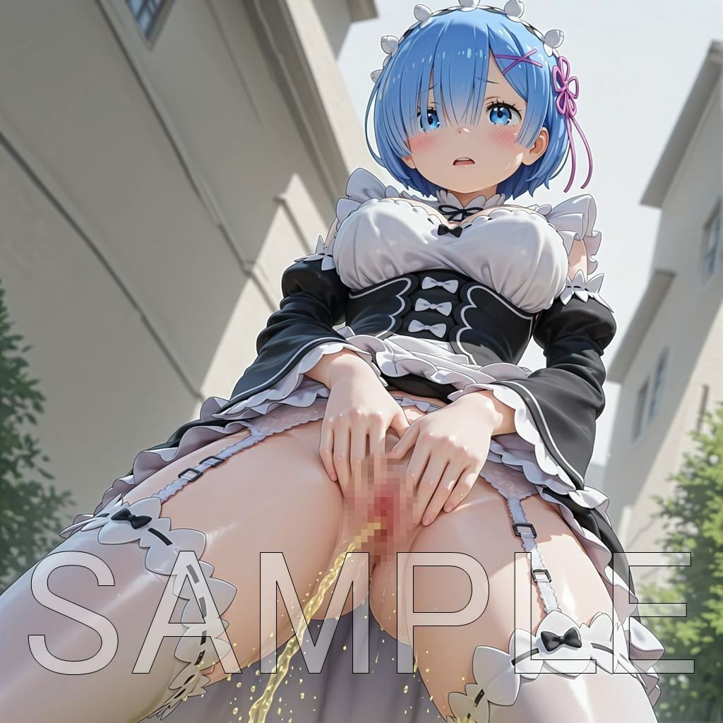 野外立ちションレム - サンプル画像 3