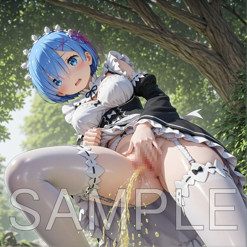 野外立ちションレム - サンプル画像 9