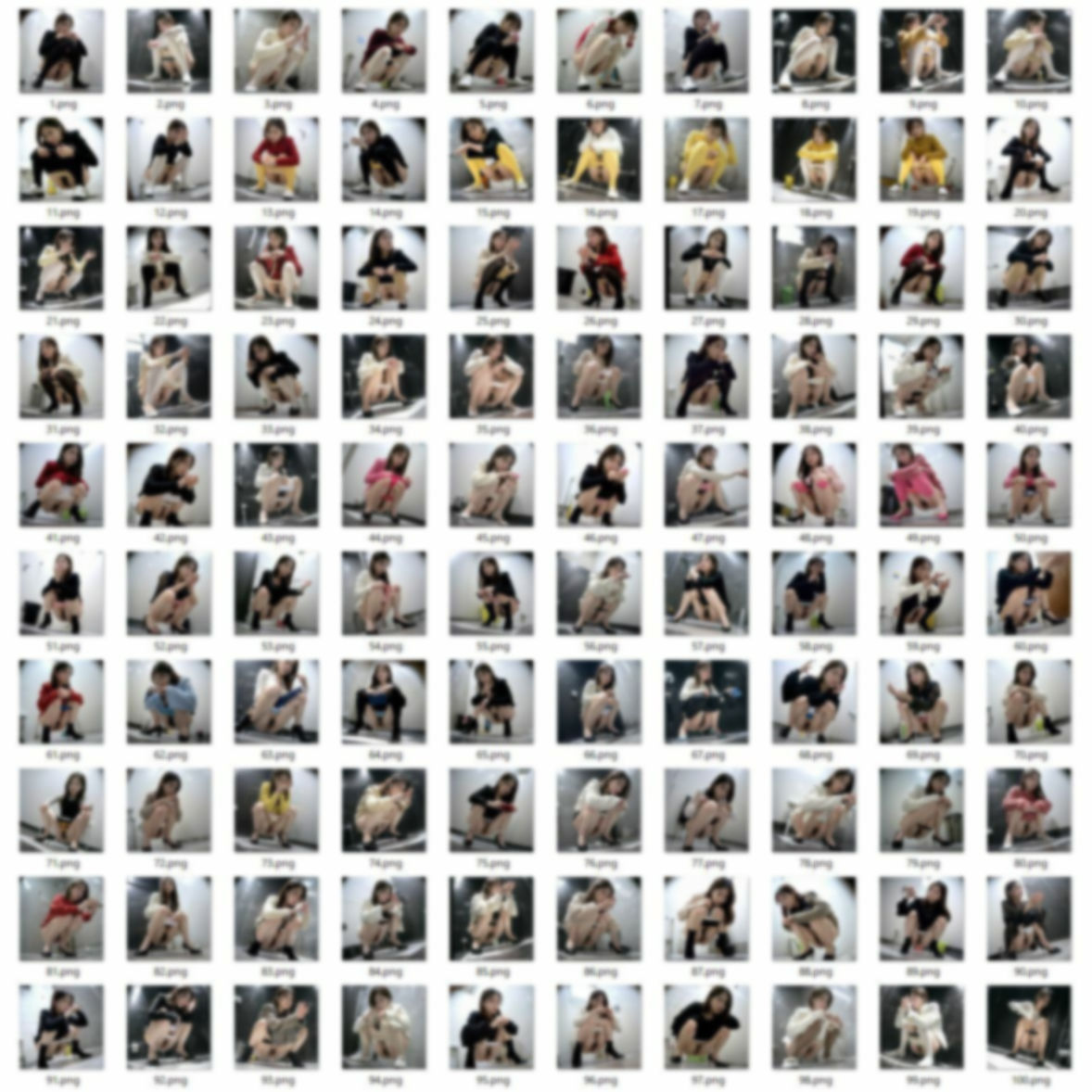 お姉さんの和式女子トイレ盗撮風 おしっこシーン覗き写真集 - サンプル画像 8