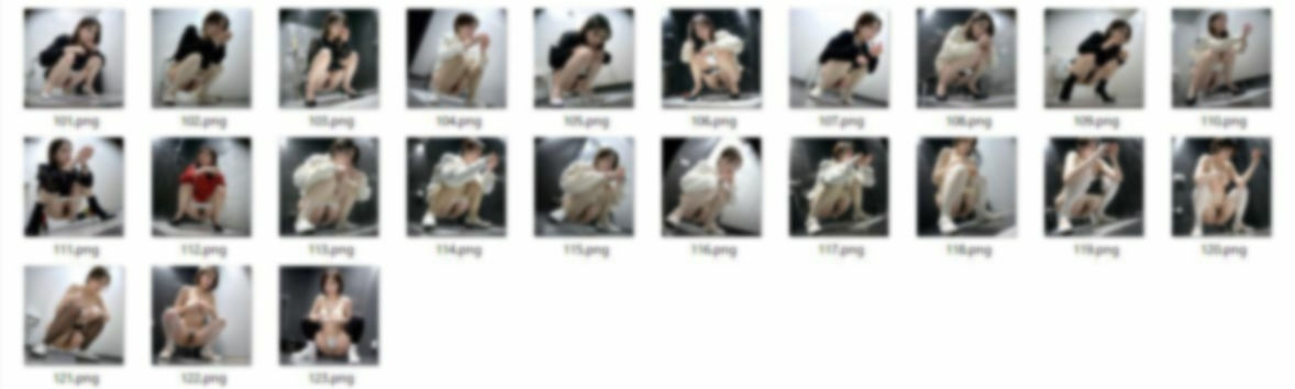 お姉さんの和式女子トイレ盗撮風 おしっこシーン覗き写真集 - サンプル画像 9