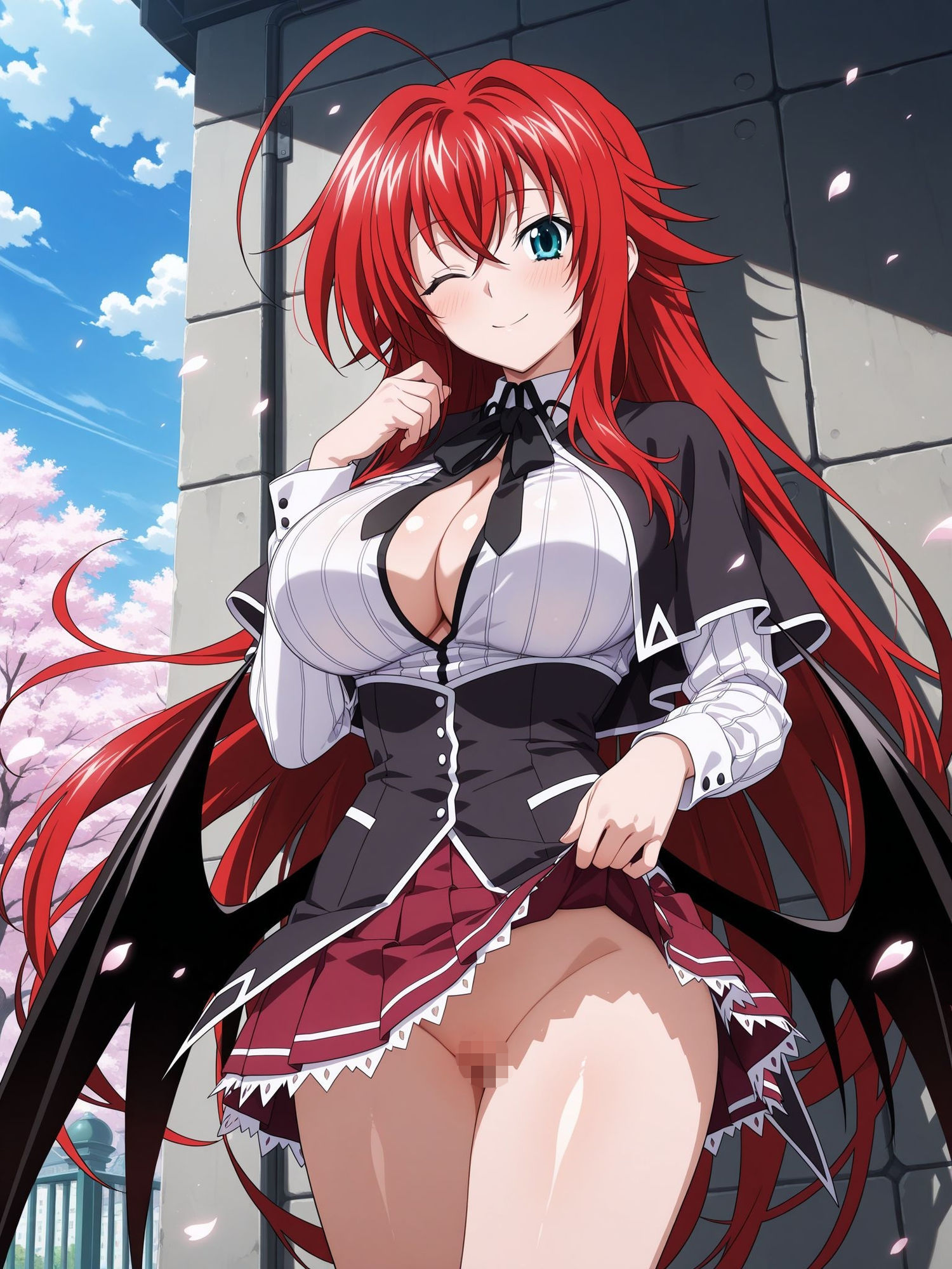 淫乱ヒロインはチンポが大好き！ドスケベJKの中出しセックスライフ！リアス編【豪華CG300枚収録】 - サンプル画像 1