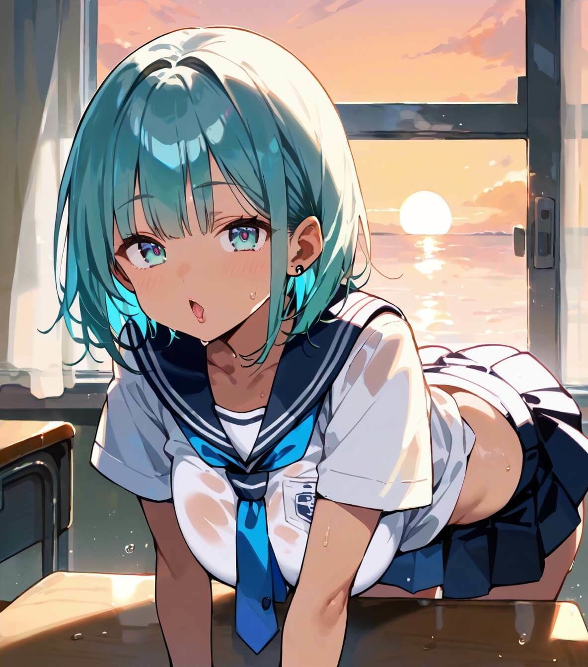 夕日に浮かぶ君が好きだから【厳選220枚】 - サンプル画像 4