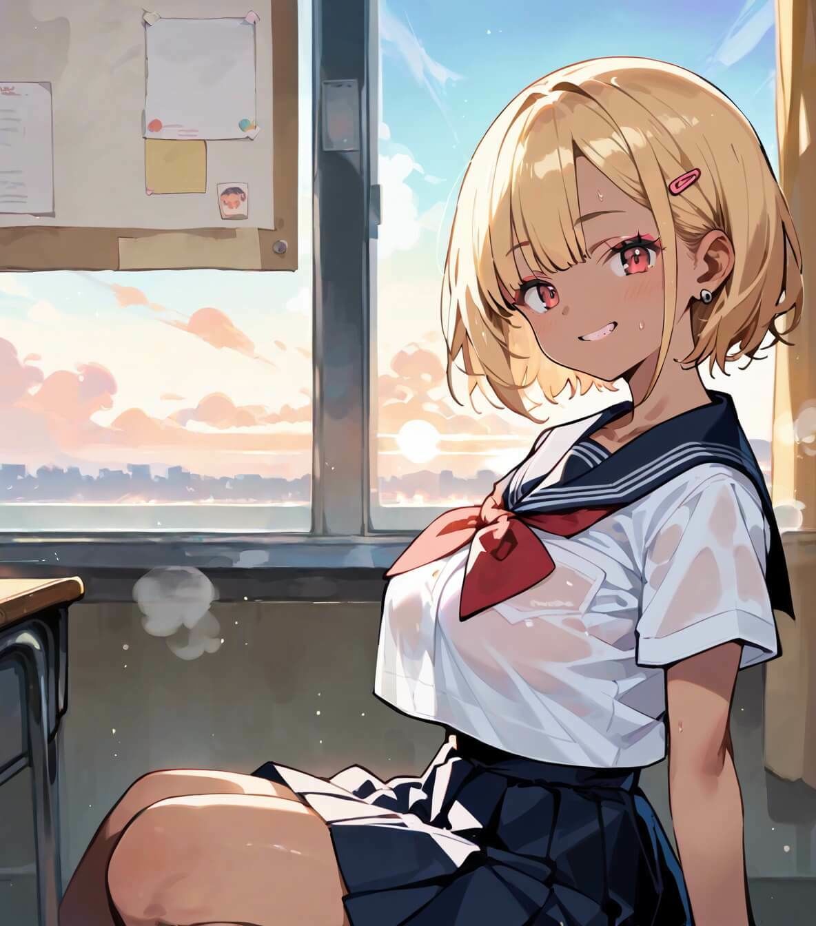 夕日に浮かぶ君が好きだから【厳選220枚】 - サンプル画像 6