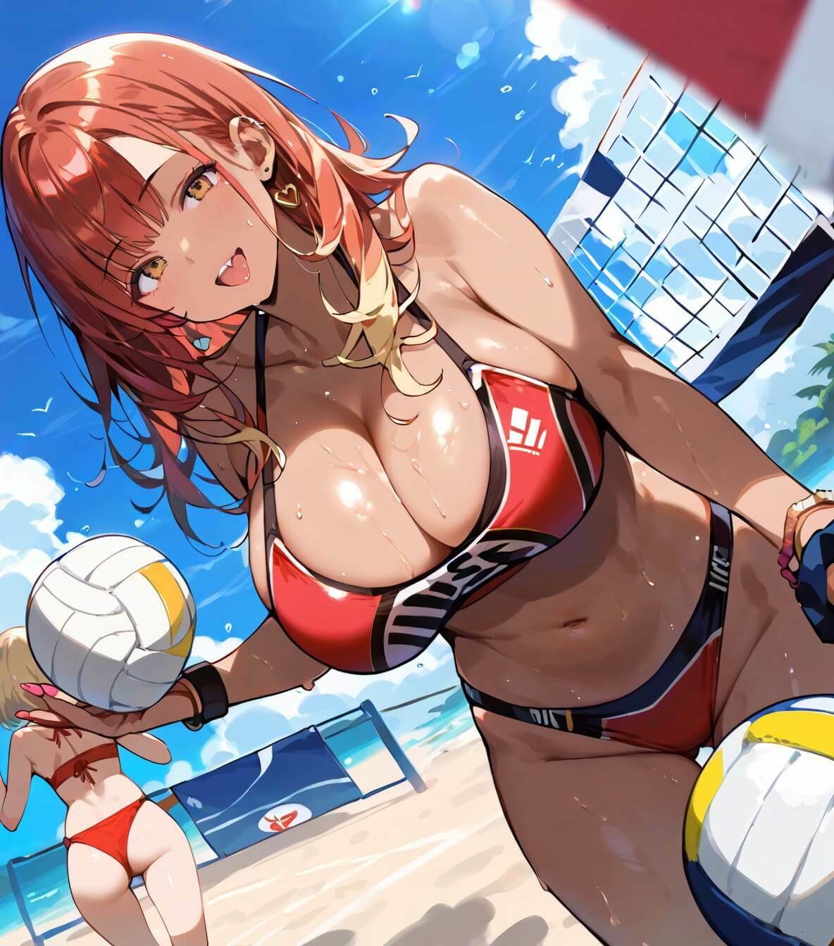 ビーチバレーの罰ゲームはセックスです！！【厳選250枚収録】 - サンプル画像 4