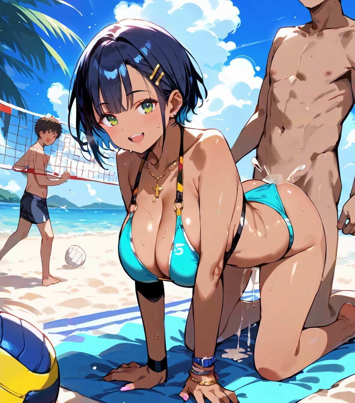 ビーチバレーの罰ゲームはセックスです！！【厳選250枚収録】 - サンプル画像 10