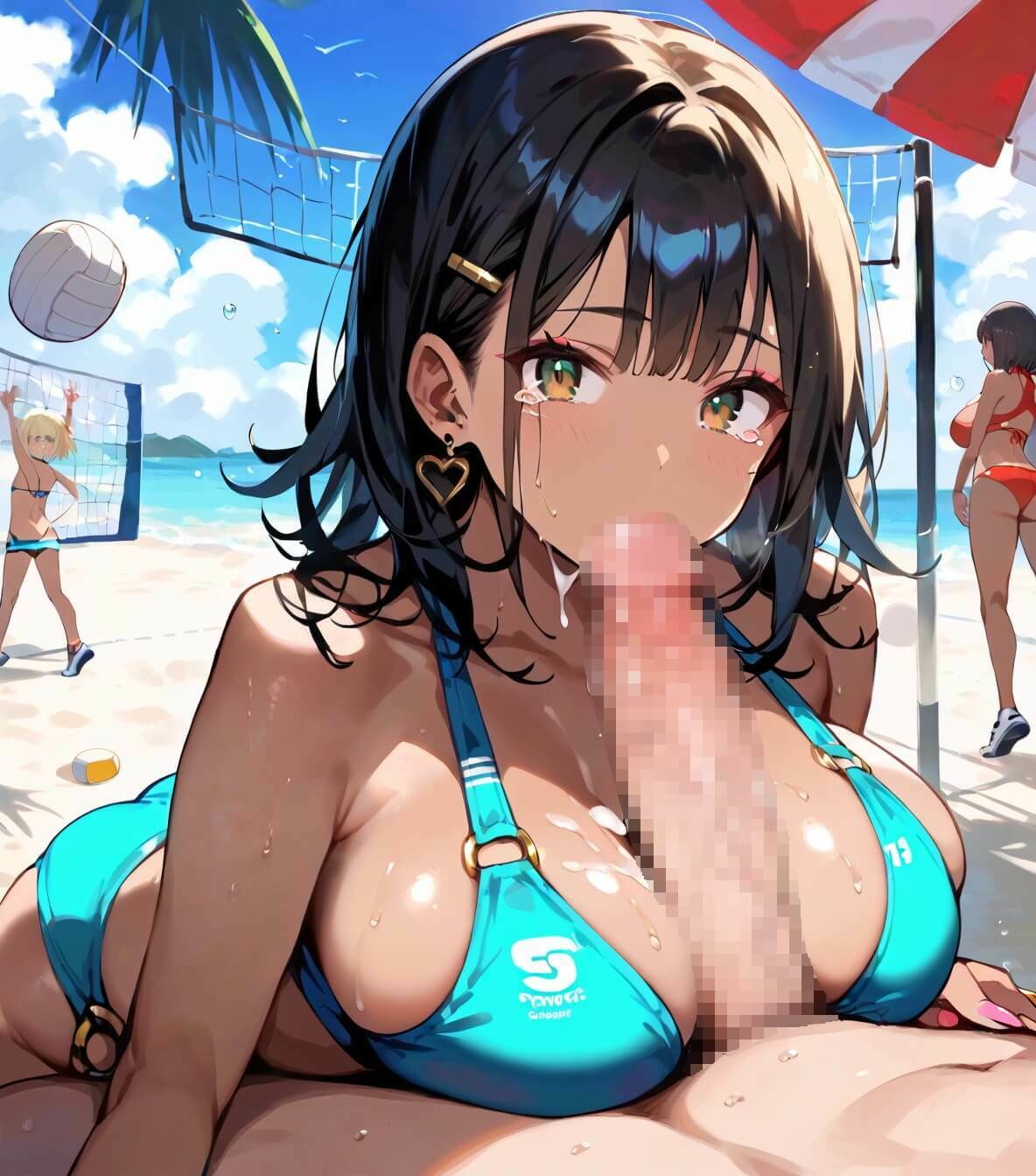 ビーチバレーの罰ゲームはセックスです！！3【厳選250枚収録】 - サンプル画像 4