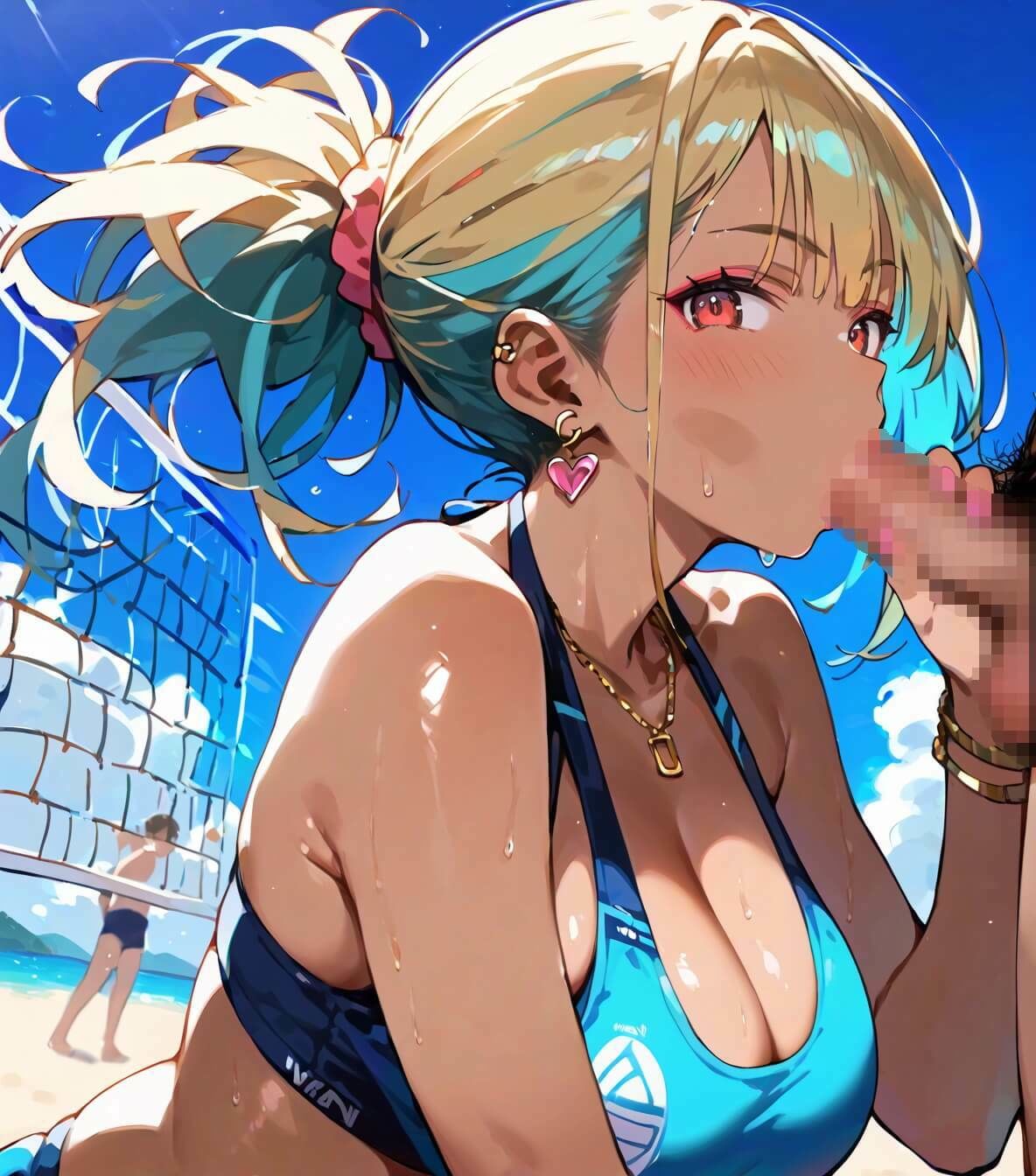 ビーチバレーの罰ゲームはセックスです！！5【厳選250枚収録】 - サンプル画像 3