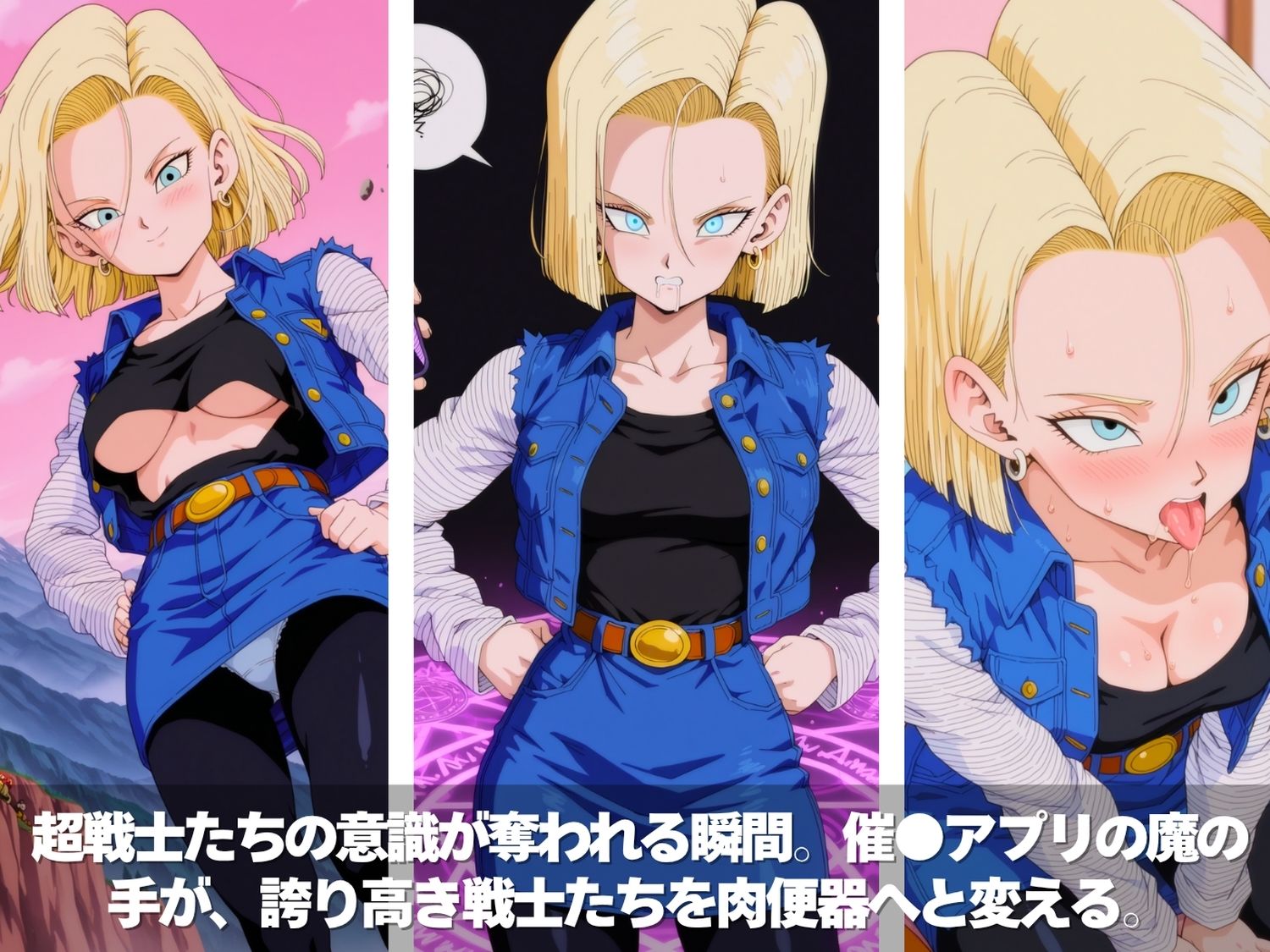 キモ男の逆襲。孕ませ完全征服！全員ペット化計画。肉便器として永遠に服従せよ。  〜ドラゴ●ボール 編〜 - サンプル画像 2