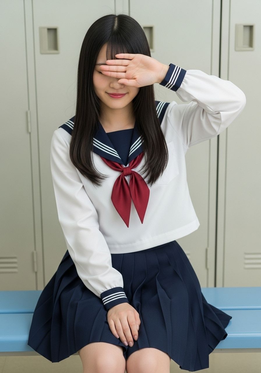 イケナイ目隠し制服ガール - サンプル画像 5