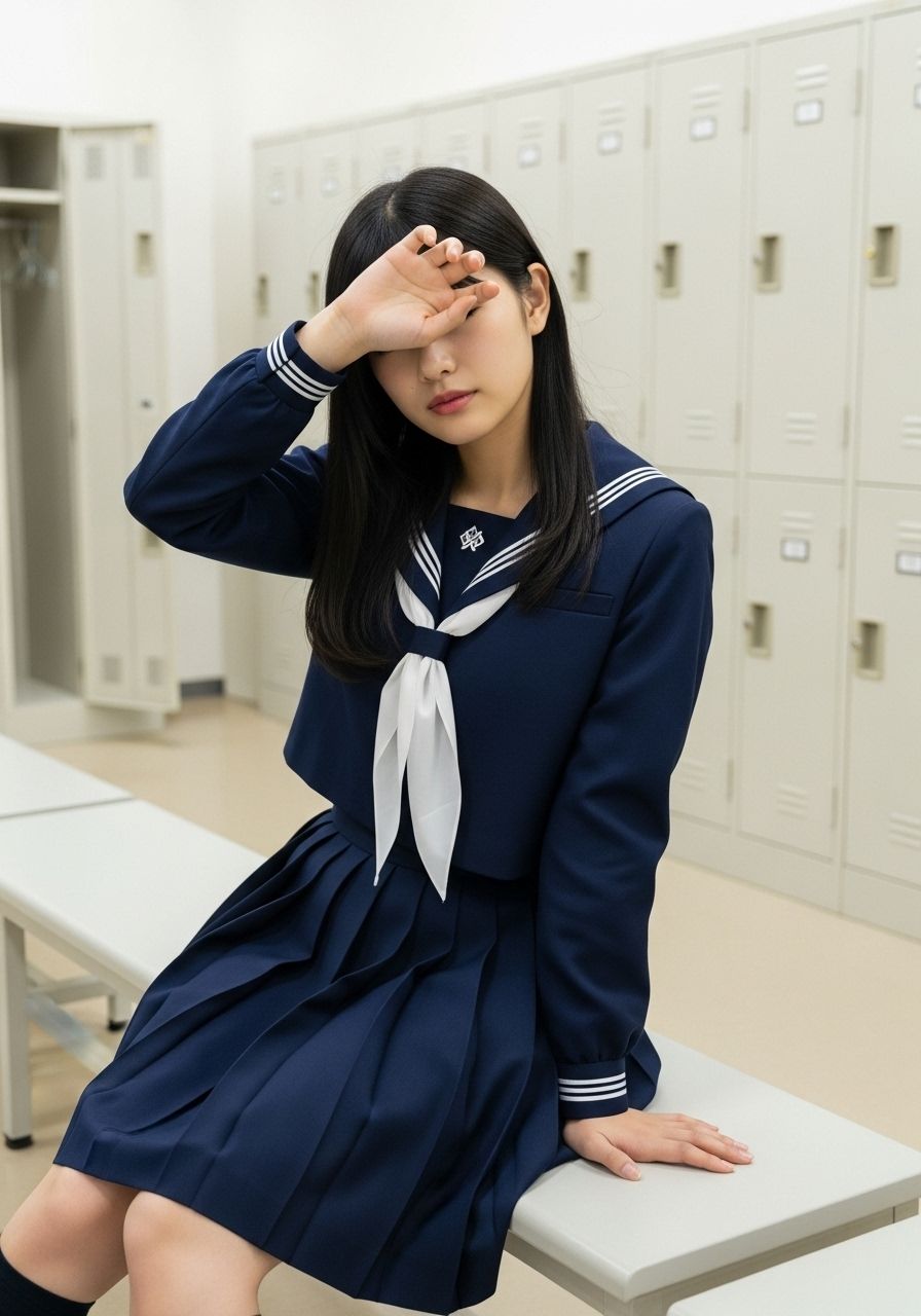 イケナイ目隠し制服ガール - サンプル画像 7