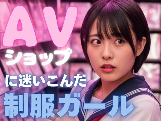 AVショップに迷い込んだ制服ガール