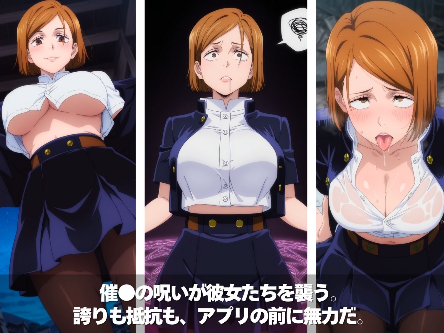 キモ男の逆襲。孕ませ完全征服！全員ペット化計画。呪術師の堕落と肉便器物語。  〜呪術●戦 編〜 - サンプル画像 2