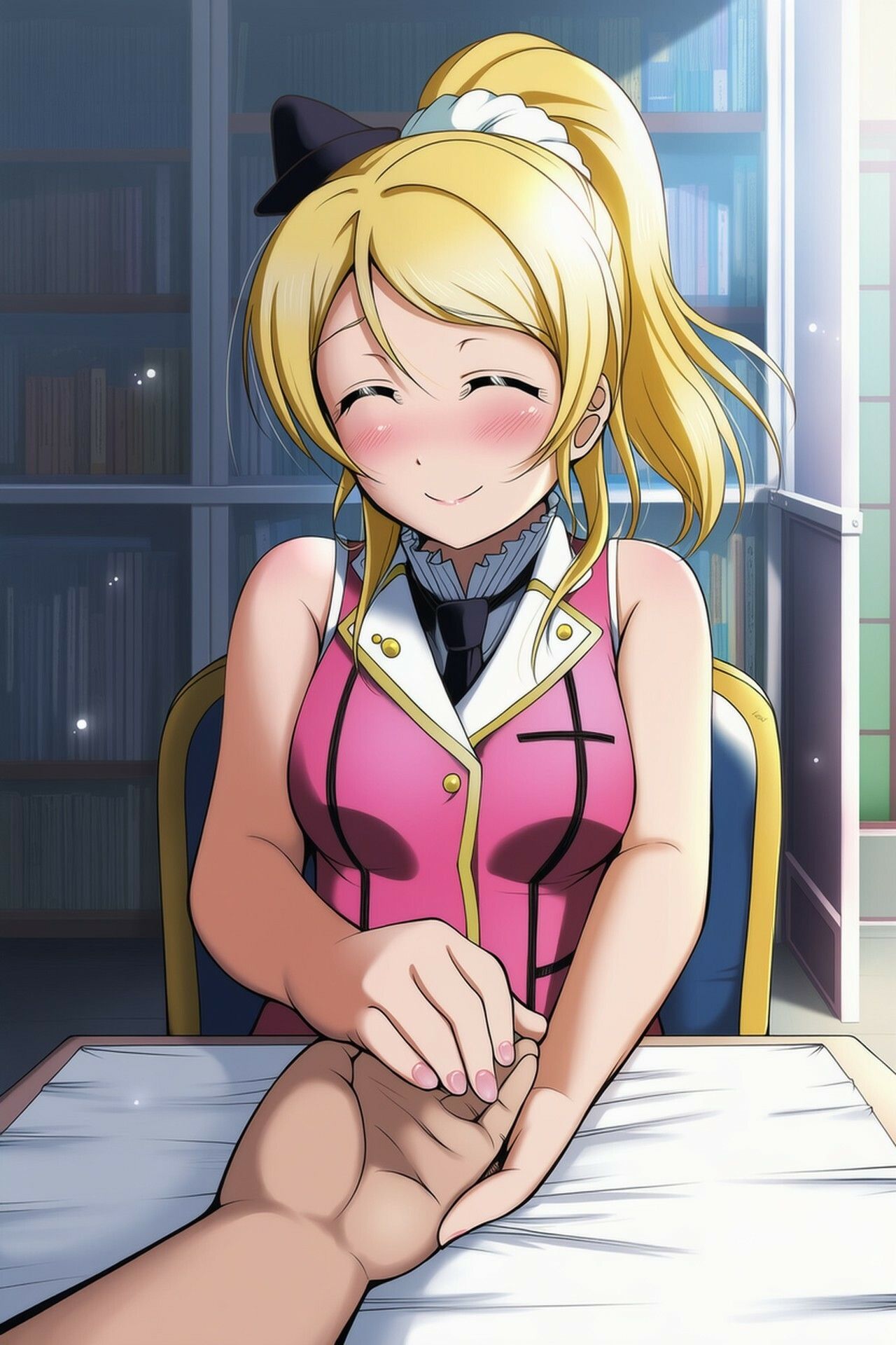 絢〇絵●、裏ファンサ【CG＆6秒動画】 - サンプル画像 1