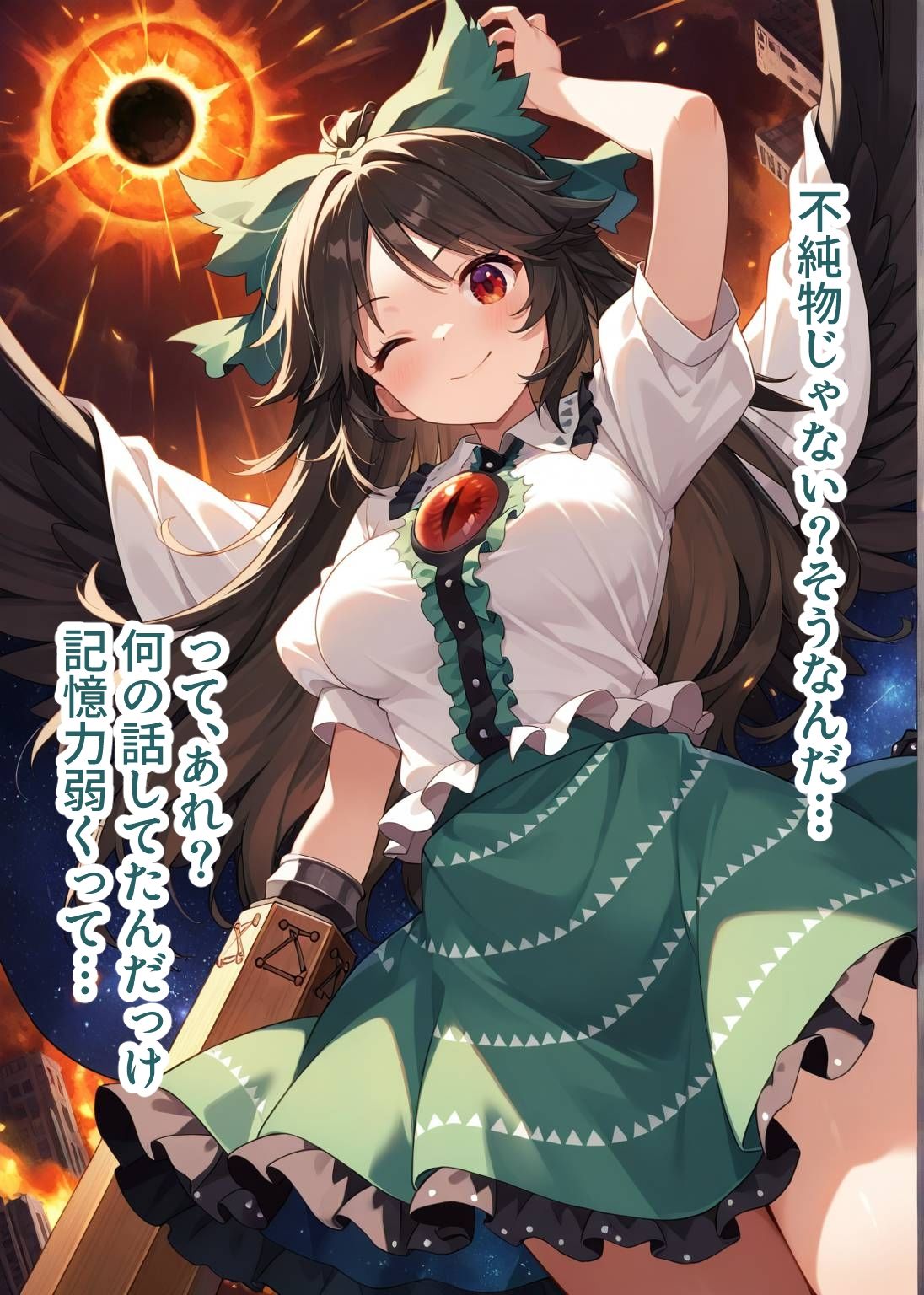 東方交尾録〜霊烏路空編〜 - サンプル画像 2