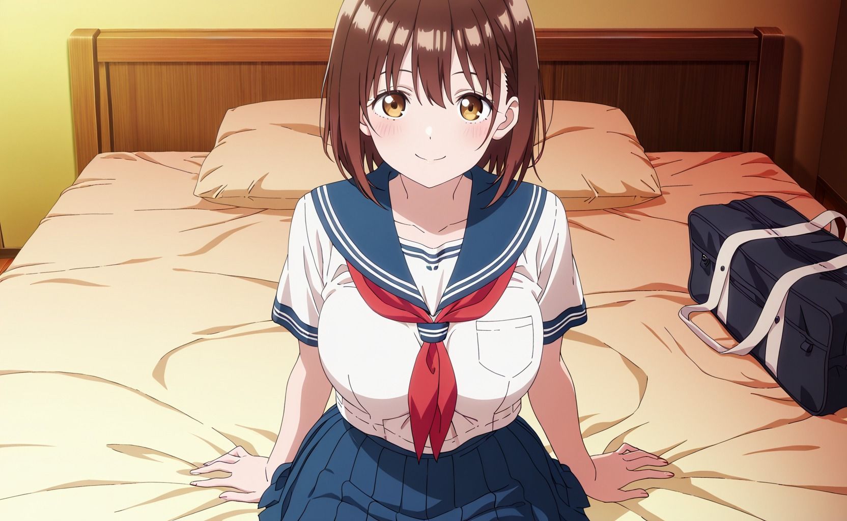 恋愛禁止の学園で巨乳マネージャーを飼っている話 - サンプル画像 1