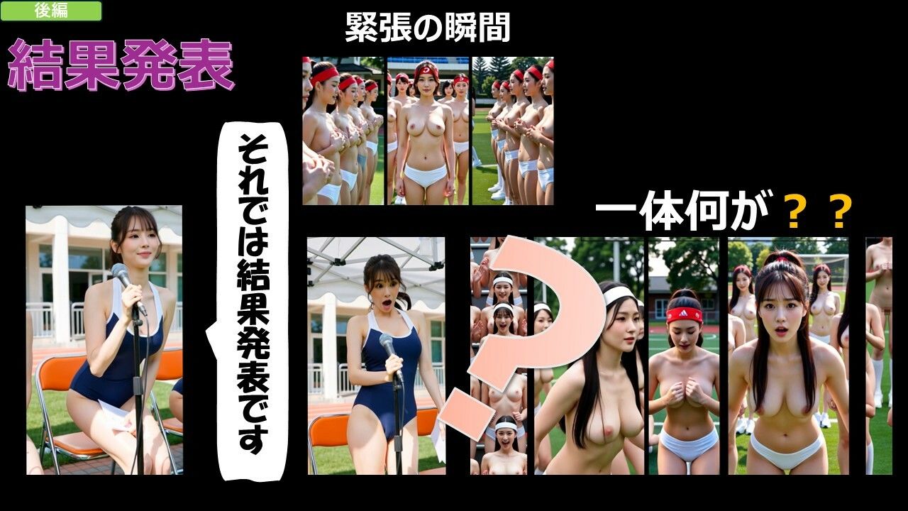 私立露出学園  大露出体育祭  ザ・ムービー  前編 - サンプル画像 10