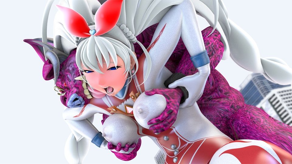 光の女神メロディナVSインキュバス星人その2 - サンプル画像 1