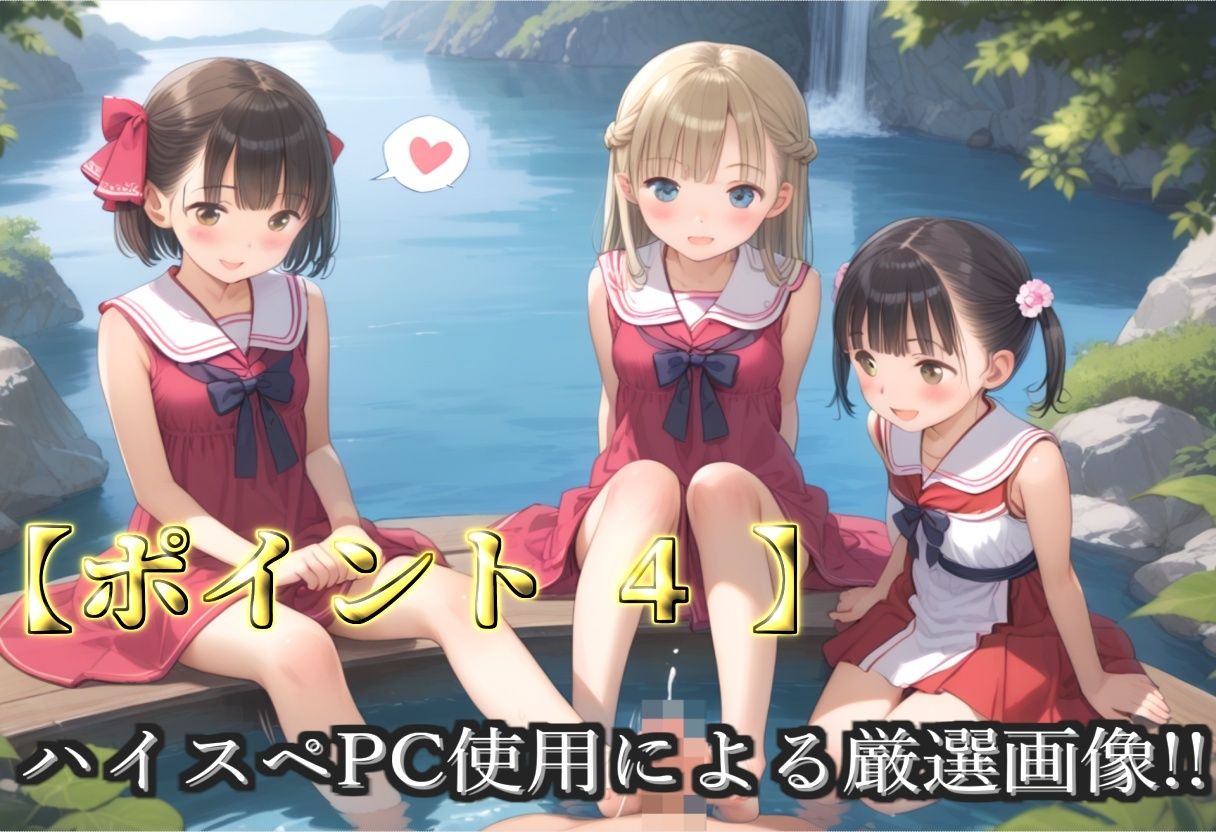 【新作価格】【豪華特典あり】つるぺた貧乳新人巫女乱交 滝修行での野外ムレムレ汗だく集団逆レ●プ編【500個】 - サンプル画像 6