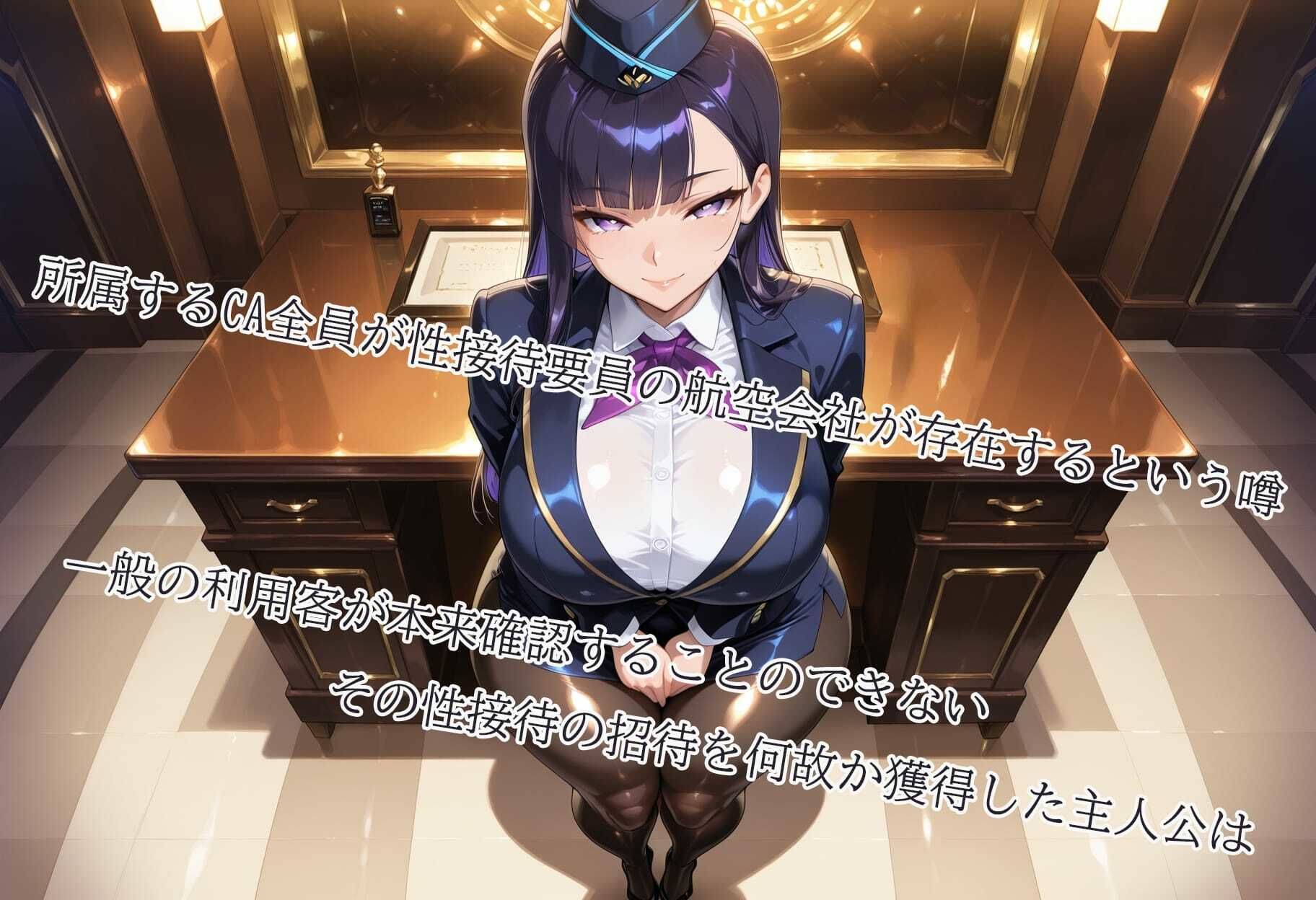 ×××エアライン 〜性接待専門ビッチCAの噂〜（1） 東条姫華 編 - サンプル画像 2