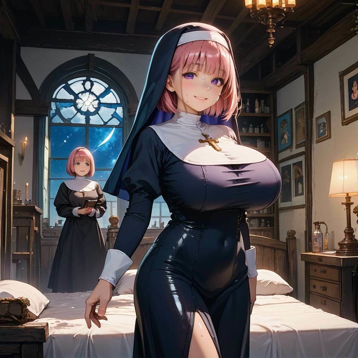 禁欲中の修道女たちの性生活  第4弾 - サンプル画像 3