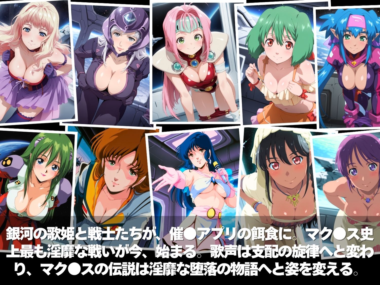 キモ男の逆襲。孕ませ完全征服！全員ペット化計画。肉便器の歌姫フロンティア。  〜マク●ス 編〜 - サンプル画像 1