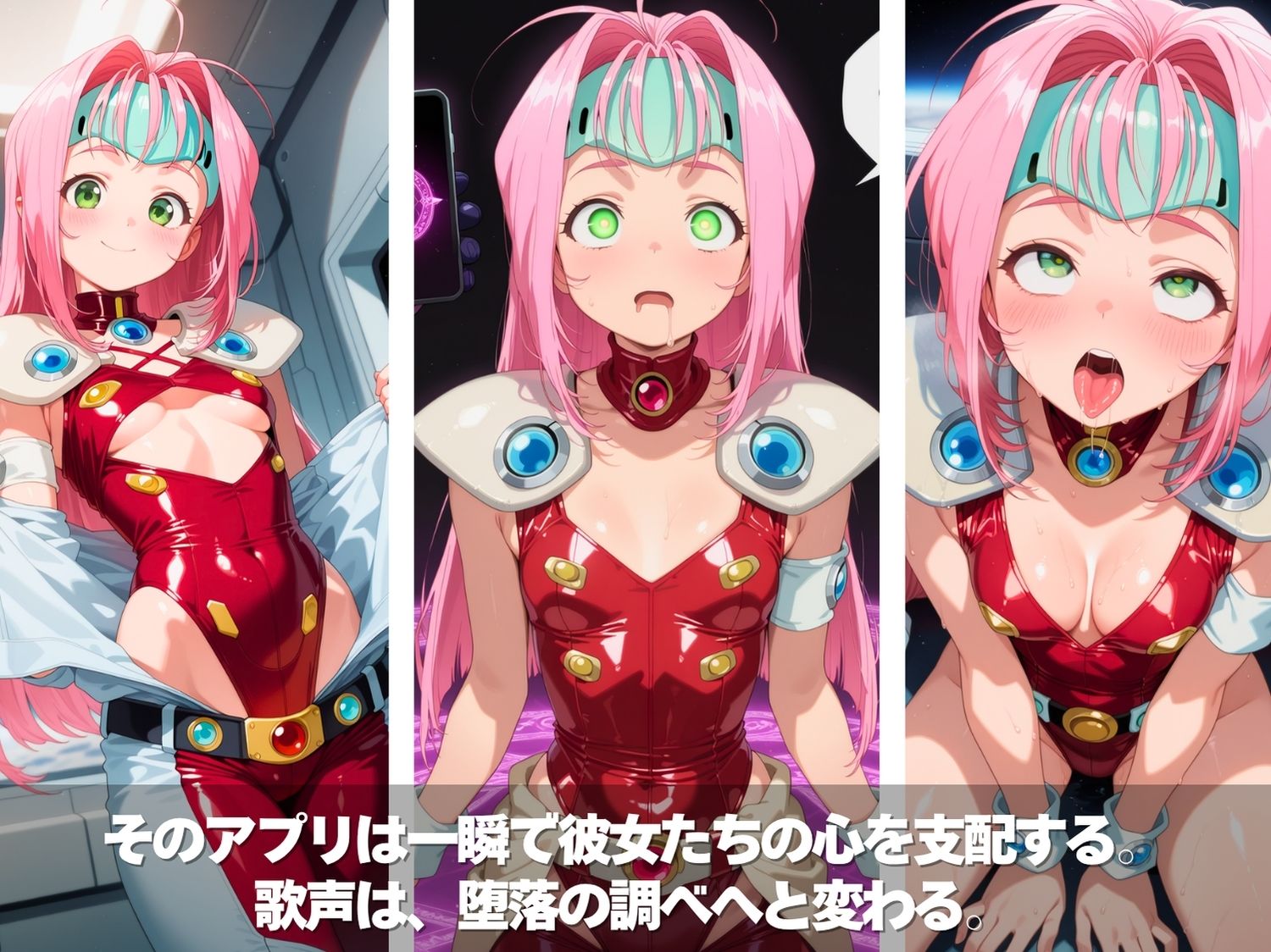 キモ男の逆襲。孕ませ完全征服！全員ペット化計画。肉便器の歌姫フロンティア。  〜マク●ス 編〜 - サンプル画像 2